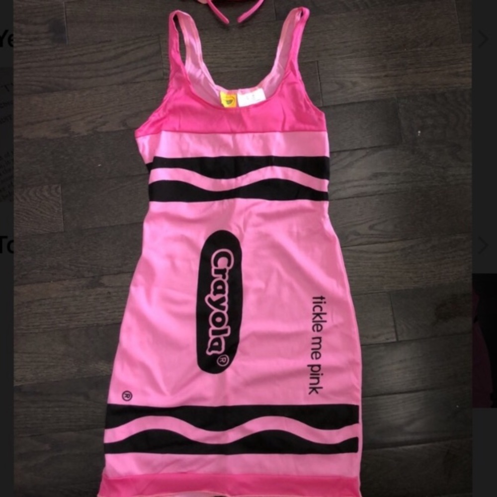 Tickle Me Pink Crayon Costume